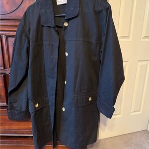 Marsh Landing Women's Black Mid Length Jacket size Med